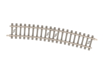 Trix 14517 - N - Gebogenes Gleis mit Betonschwellen, R3, 329,0 mm, 15°